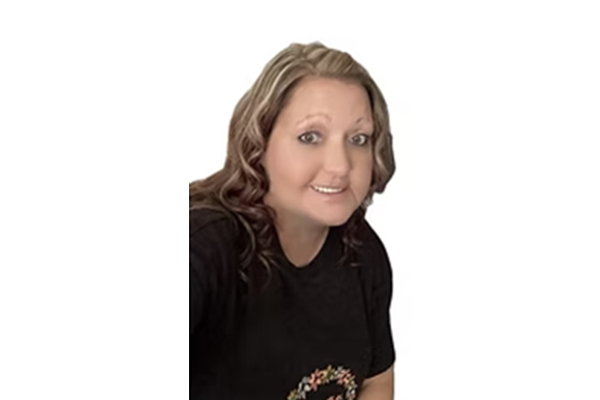 Woman smiling at camera