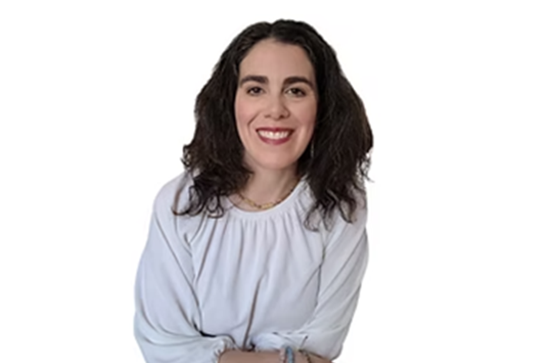Woman smiling at camera