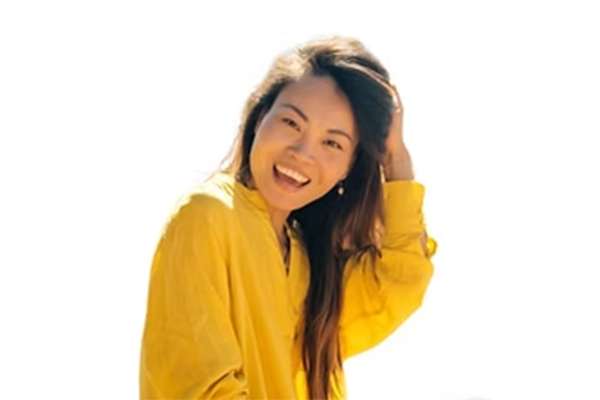 Woman smiling at camera