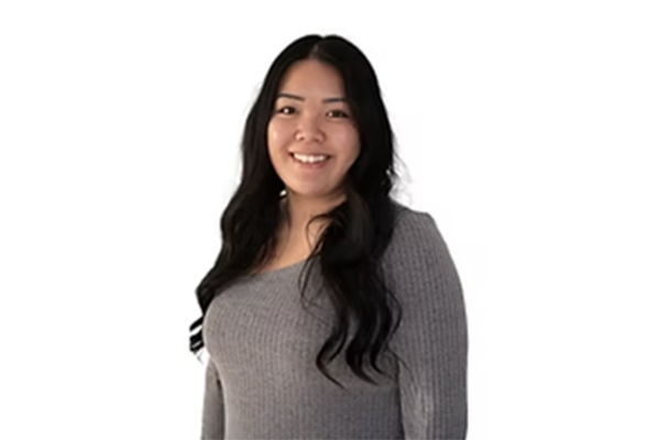 Woman smiling at camera