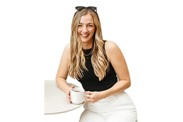Woman smiling at camera