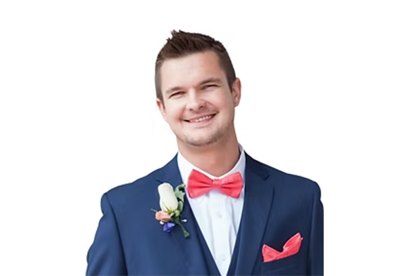 Man smiling at camera