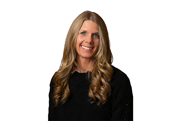 Woman smiling at camera