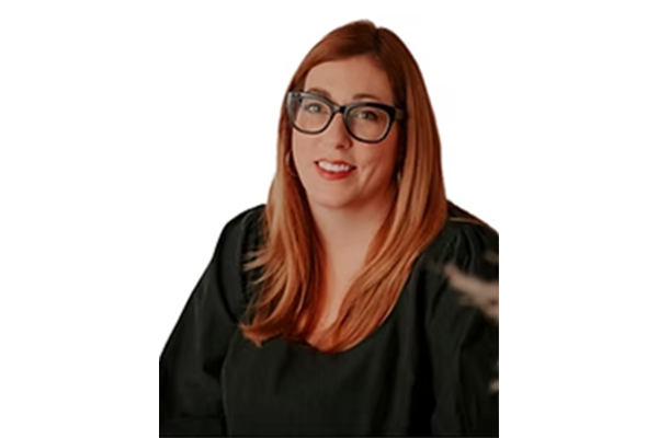 Woman smiling at camera